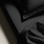 Drap plat polycoton tertio ; - noir