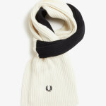Echarpe ctele - blanche cru en coton