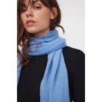 Echarpe etole unisexe en cachemire bleu ciel