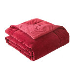 Edredon en coton byzance bourgogne 160 x 160 cm