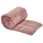Edredon en coton velours valou - rose poudr�