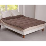 Edredon en duvet d'oie chaud - chocolat
