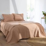 Edredons en coton judite - rose blush