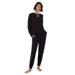Ensembe pyjama jogging � manches longues noir