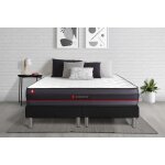 Ensemble double sommier matelas a memoire de forme regen