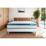 Ensemble matelas bodyfit a memoire de forme sommier kit gris