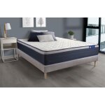 Ensemble matelas ressorts ensaches memoire de forme actiflex max maxi epaisseur 7 zones confort