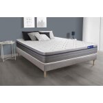 Ensemble matelas ressorts ensaches memoire de forme actiflex zen maxi epaisseur 7 zones de confort sommier ...