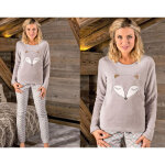 Ensemble et pyjamas - beige en coton
