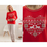Ensemble et pyjama - rouge en coton