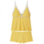 Ensemble pyjama - top et short - jaune Ensemble pyjama - top et short - jaune