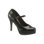 Escarpins plateforme  talons femme tamaris - noir