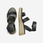 Espadrilles femme noir kai