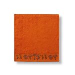 Essuie mains bolet orange en coton