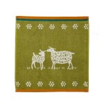Essuie - mains en coton jacquard éponge mouton 50 x 50 cm Essuie - mains en coton jacquard éponge mouton 50 x 50 cm
