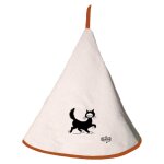 Essuie mains dubout chat balade ivoire diameter 60
