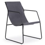 Fauteuil gris et piètement or panel Fauteuil gris et piètement or panel