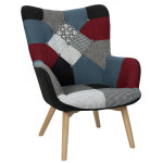 Fauteuil milano patchwork