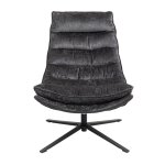 Fauteuil pivotant gris foncé brava Fauteuil pivotant gris foncé brava