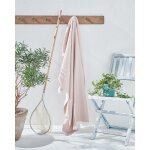 Fouta rose poudre 100x180