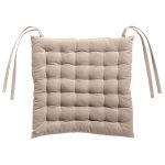 Galette de chaise 36 points zea recycle naturel 38 x 38 x 3 cm