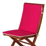 Galette outdoor fauteuil rose framboise 40 x 90cm