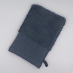 Gant de bain bleu minral organic