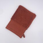 Gant bio en coton organique terracota