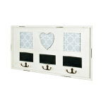 Garderobe murale 3 crochets et cadres integrs