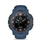 Garmin instinct ; crossover 010 - 02730 - 02 - bracelet silicone bleu - 45 mm