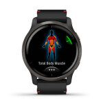 Garmin - venu 2 010 - 02430 - 21 - bracelet cuir noir - 45 mm