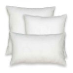Garniture de coussin blanc garnissage