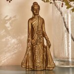 Gautama statuette bouddha dore