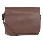Gibecière 13'' & a4 cuir confort chocolat louise Gibecière 13'' & a4 cuir confort chocolat louise