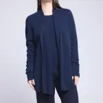 Gilet chle bleu marine en cachemire