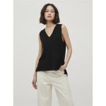 Gilet col en v noir