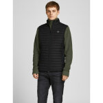 Gilet matelass capuche sans manches noir
