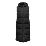 Gilet matelass col haut noir dee