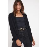 Gilet tube femme zassia en cachemire noir Gilet tube femme zassia en cachemire noir