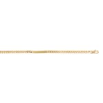 Gourmette femme plaqu or 4 mm - 60y004zv