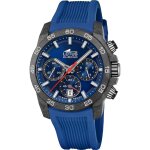 Gousset homme lotus chrono - l18974 - 1 bracelet silicone bleu Gousset homme lotus chrono - l18974 - 1 bracelet silicone bleu