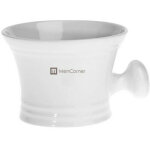 Grand bol a raser - porcelaine blanche - mencorner
