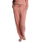Guimauve - pantalon fluide coupe droite rose en viscose Guimauve - pantalon fluide coupe droite rose en viscose