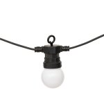 Guirlande d'extérieur solaire soa noir et blanc Guirlande d'extérieur solaire soa noir et blanc