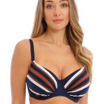 Haut de bikini à bonnet froncé multicolore fantasie bain Haut de bikini à bonnet froncé multicolore fantasie bain