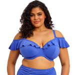 Haut de bikini plongeant - bleu azur Haut de bikini plongeant - bleu azur
