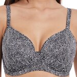 Haut de maillot de bain  balconnets moul freya run wild black - freya maillots