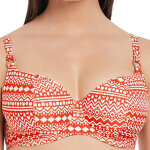 Haut de maillot de bain  balconnets padd - orange