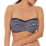 Haut de maillot de bain bandeau armatures  rayures