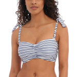 Haut de maillot de bain bandeau armatures - bleu freya maillots en nylon